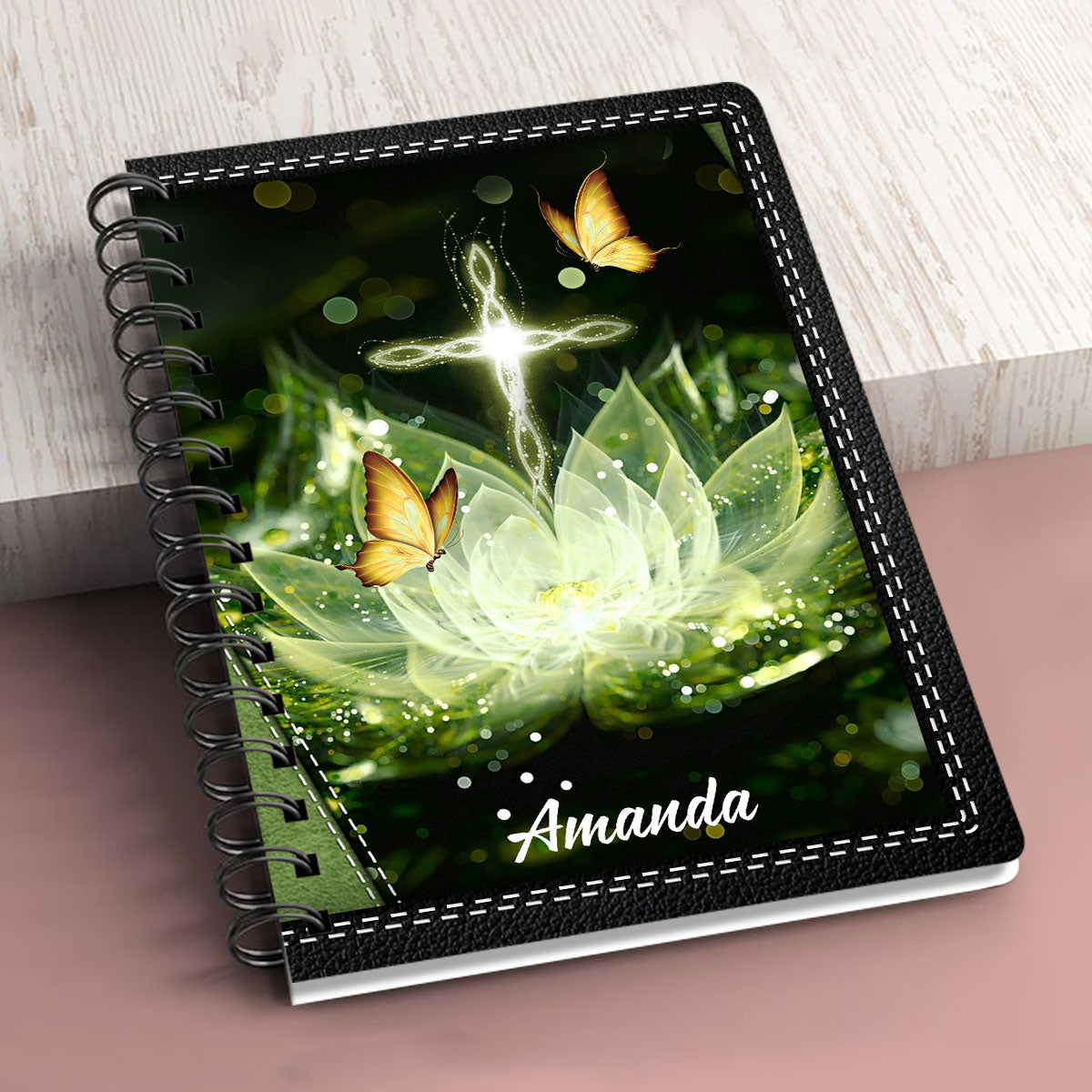 When She Speaks, Her Words Are Wise - Beautiful Personalized Spiral Journal NUHN316