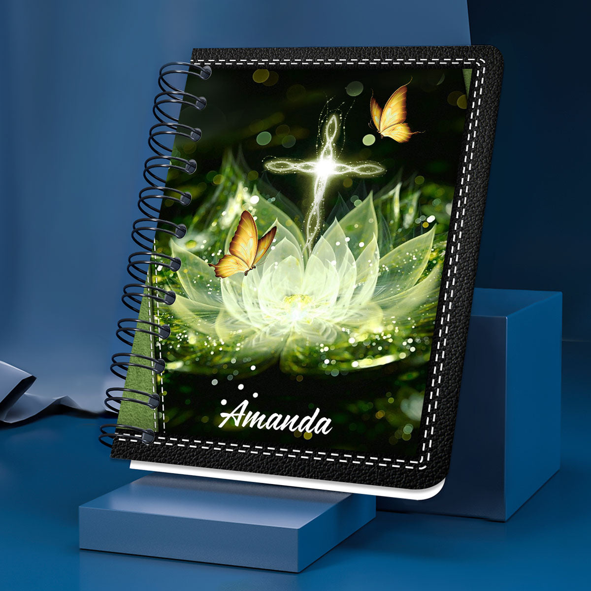 When She Speaks, Her Words Are Wise - Beautiful Personalized Spiral Journal NUHN316