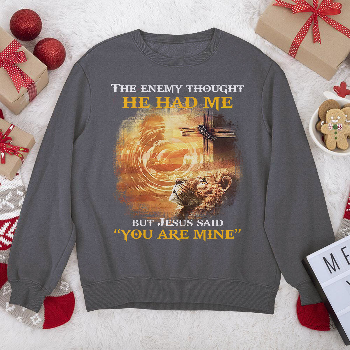 Awesome Christian Unisex Sweatshirt - You Are Mine 2DUSNAHN1009A