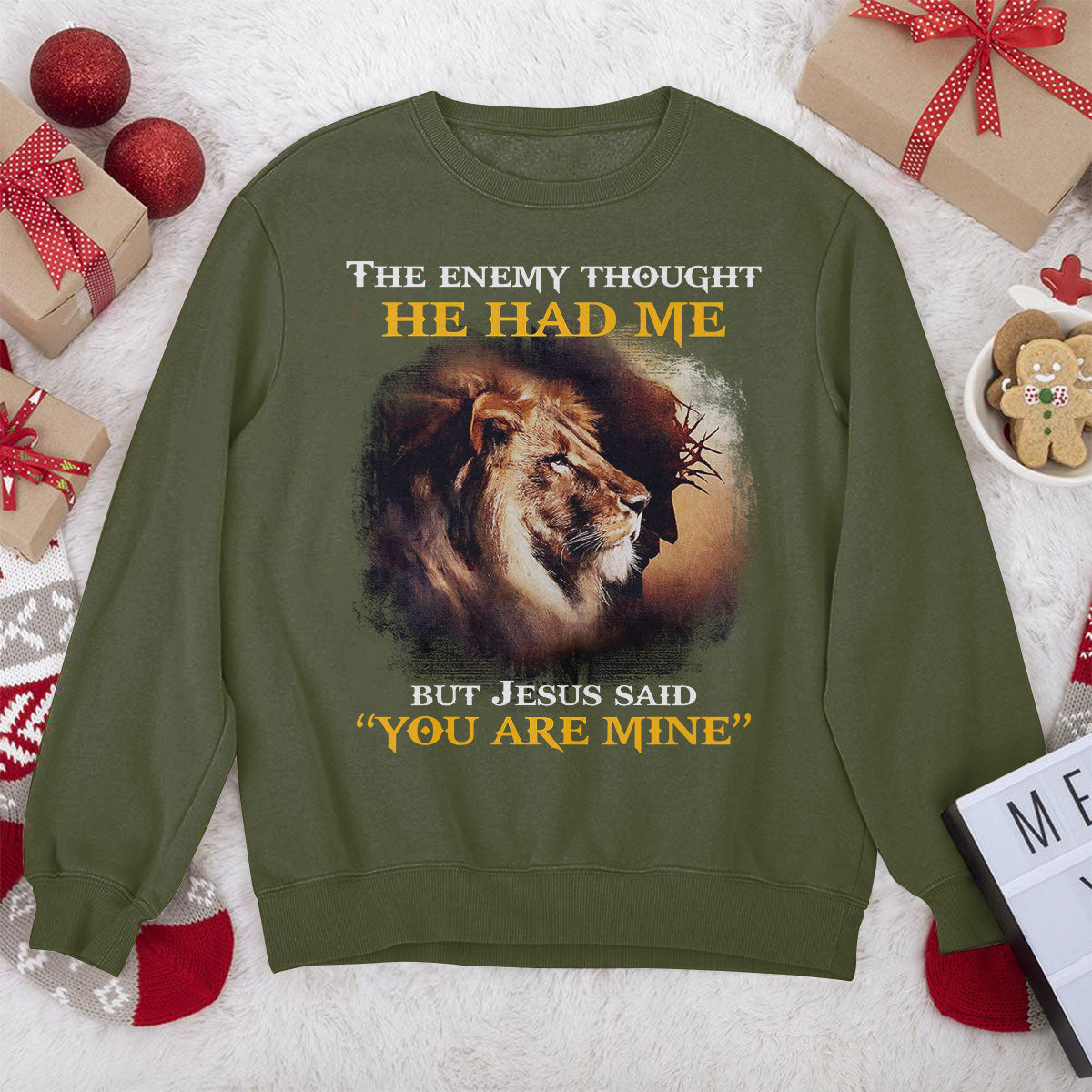 Awesome Christian Unisex Sweatshirt - You Are Mine 2DUSNAHN1009B