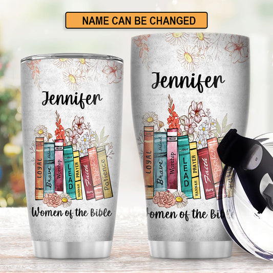 Jesuspirit | Christian Faith Gifts | Stainless Steel Tumbler | Women Of The Bible SSTNAHN1004A