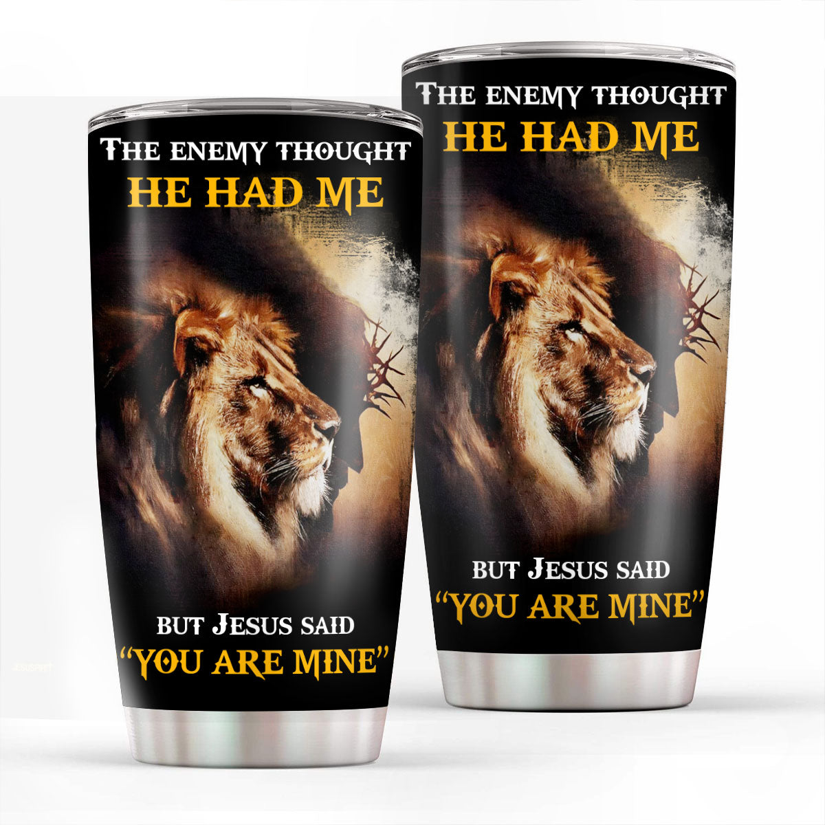 Jesuspirit | Christian Faith Gifts | Stainless Steel Tumbler | You Are Mine SSTNAHN1009A