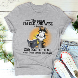 God protected me - Classsic Christian Unisex T-shirt 2DTNAHN1001A