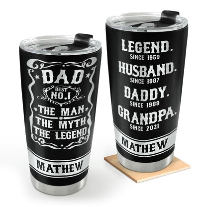 The Man The Myth The Legend | Personalized Stainless Steel Tumbler SSTN14