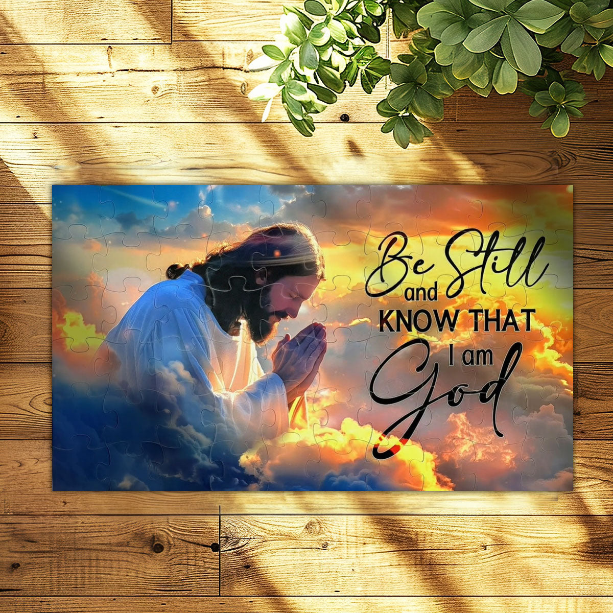 Be Still And Know That I Am God - Jigsaw Puzzle JPHN203