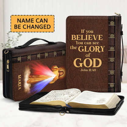 Beautiful Personalized Bible Cover - You Can See The Glory Of God BC03