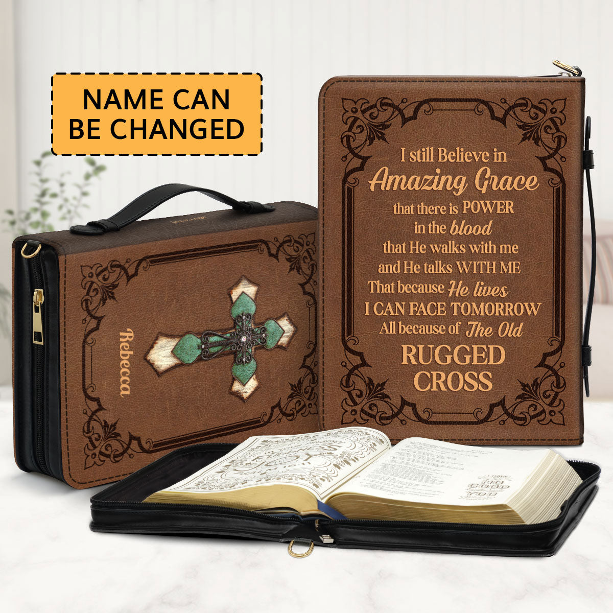 Must-Have Personalized Bible Cover - I Still Believe In Amazing Grace BC24