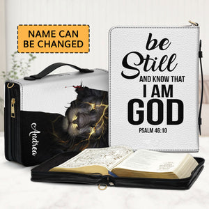 Special Personalized Bible Cover - Be Still And Know That I Am God H03