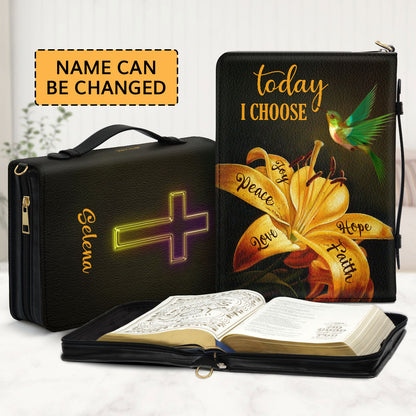 Today I Choose Hope - Meaningful Personalized Bible Cover H15A