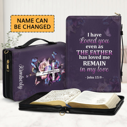 Jesuspirit Personalized Bible Cover With Handle | Gift For Christian Friends | Zippered Bible Carrying Case HH175G