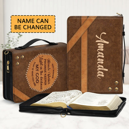 Unique Personalized Bible Cover - My God That Is Who You Are HHN366