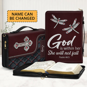 God Is Within Me, I Will Not Fall - Awesome Bible Cover HHN369