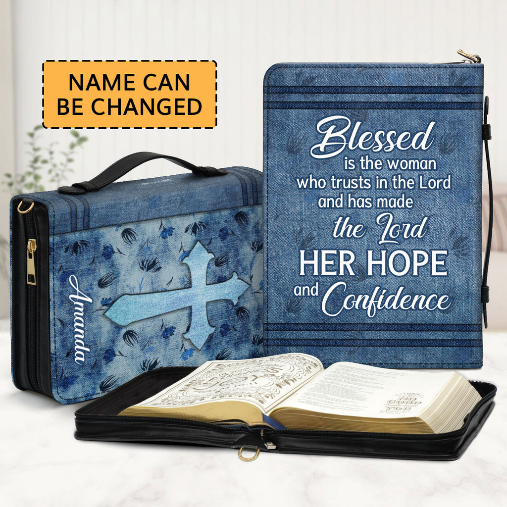 Christian Case Zip up Bible Bag Religious Case Faith-inspired Bible Verse  Gifts Pray Faith Jesus 