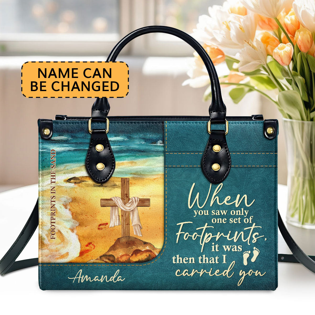 Bible Verse Cross Western Handbag Concealed Carry Purse Wallet Set