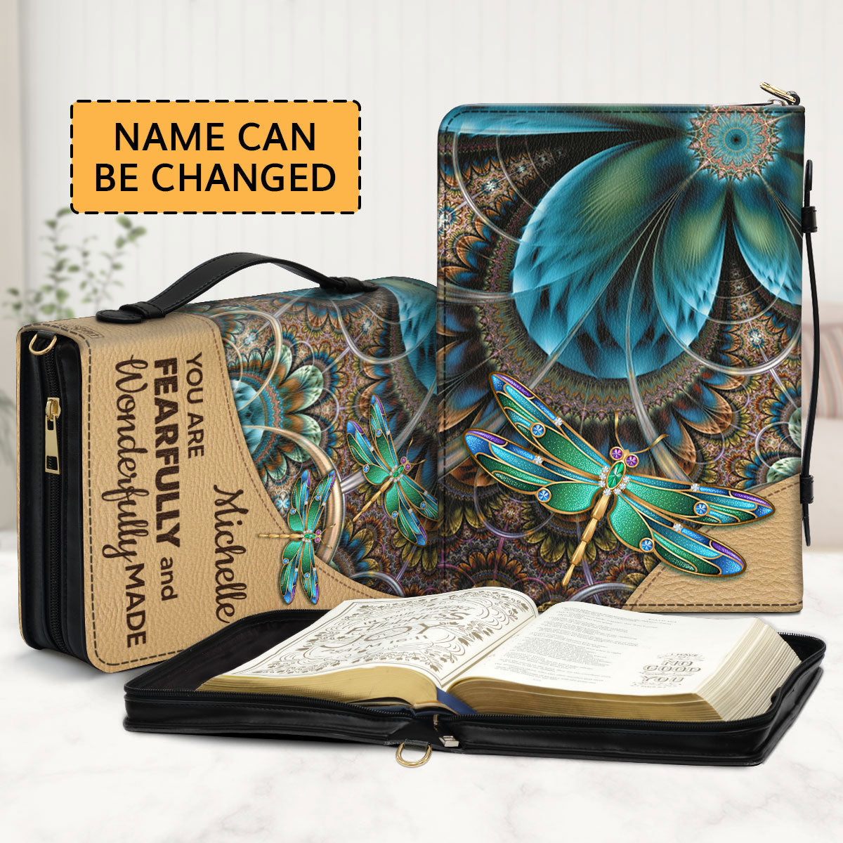 You Are Wonderfully Made - Must-Have Personalized Bible Cover NUH271A
