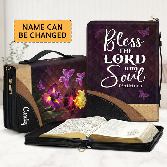 Jesuspirit Personalized Bible Cover | Bless The Lord O My Soul Bible Case | Religious Gifts For Women NUH335A