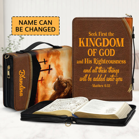 Jesuspirit | Personalized Cross Bible Cover | Special Gift For Pastors NUH486