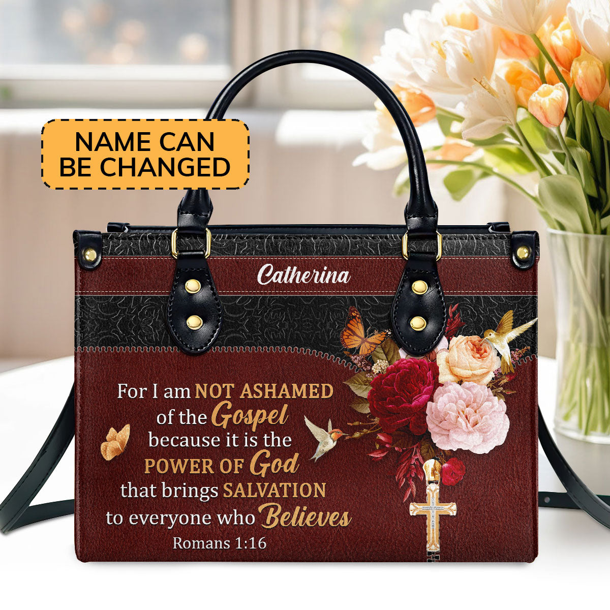 Bible Verse Purse Scripture Western Handbag Women Shoulder Bags Wallet  Purple | eBay