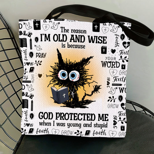 God Protected Me - Beautiful Tote Bag TBNAHN1001B