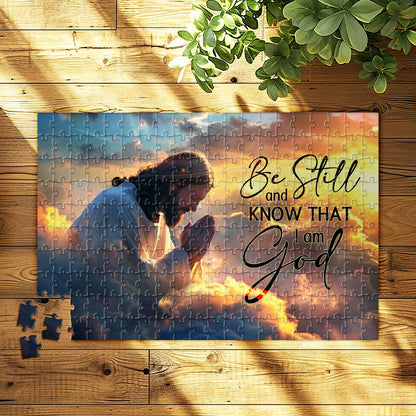 Be Still And Know That I Am God - Jigsaw Puzzle JPHN203