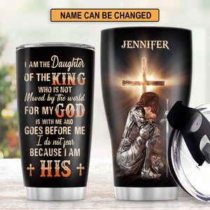 Jesuspirit | Christian Faith Gifts | Stainless Steel Tumbler | I Am The Daughter Of The King  SSTNAM1010
