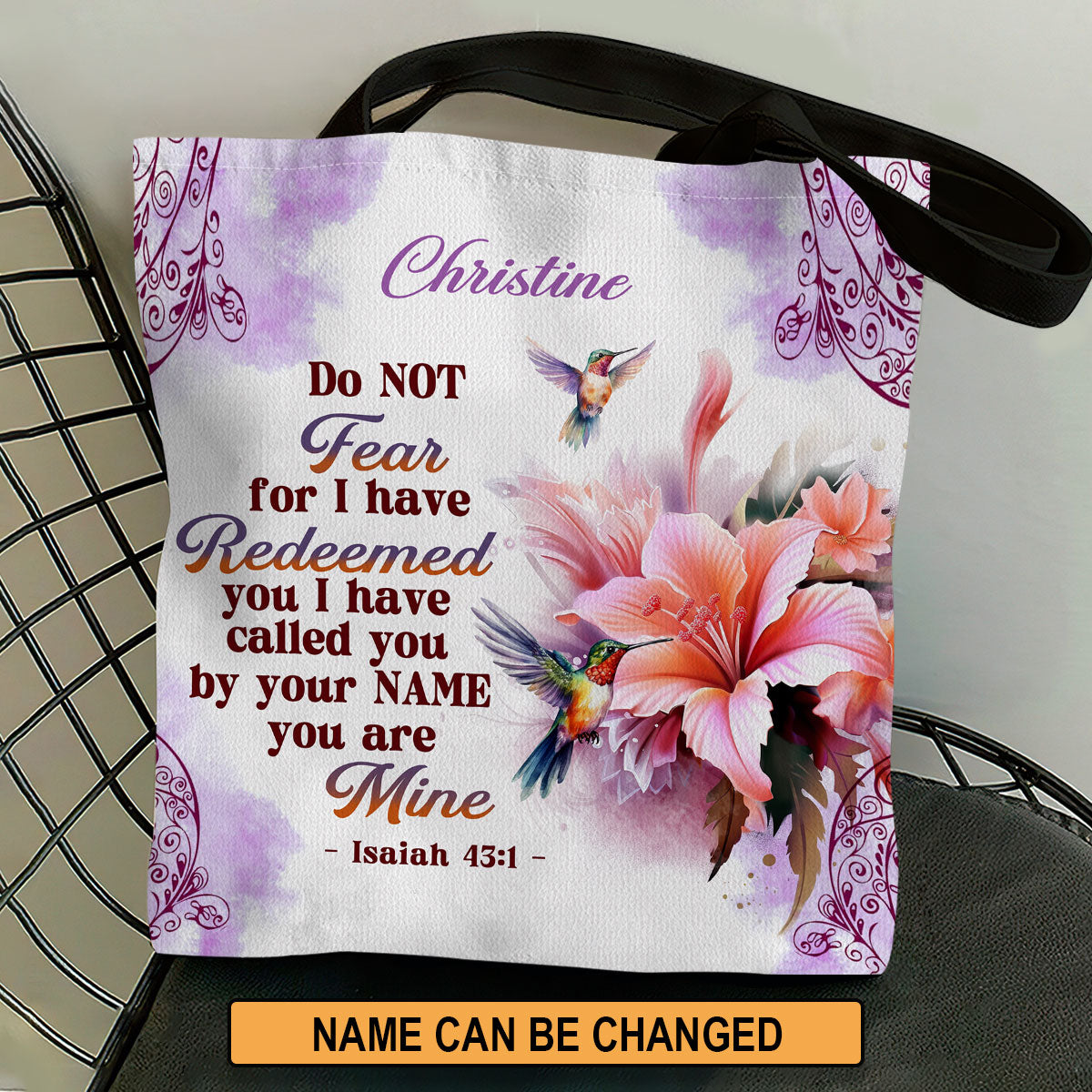 Jesuspirit Personalized Christian Tote Bag | Do Not Fear TBM768