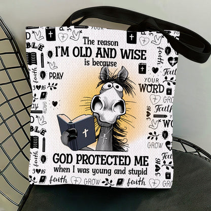 God Protected Me - Beautiful Tote Bag TBNAHN1001A