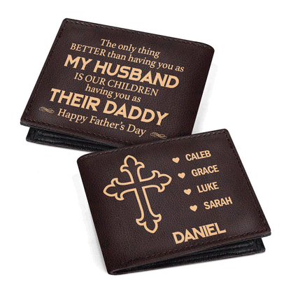 The Only Thing | Personalized Folded Wallet For Men JSLFWH874