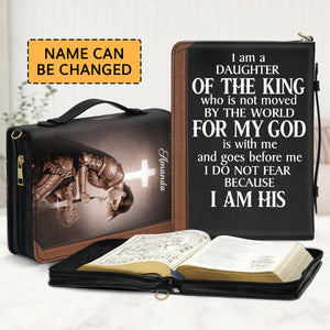 For My God Is With Me And Goes Before Me - Personalized Bible Cover HIM317B