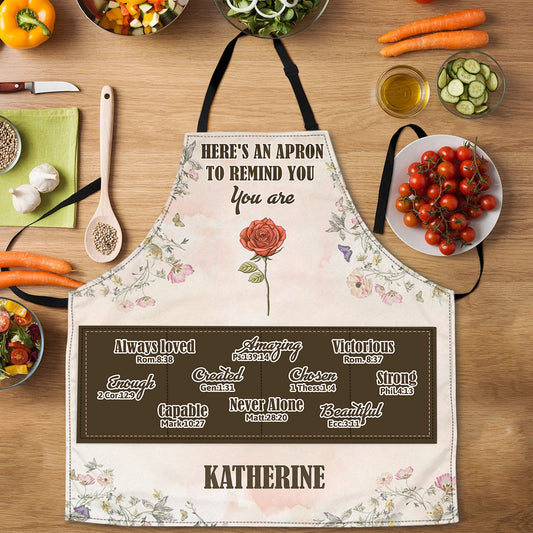 Here's An Apron To Remind You | Personalized Apron With Pocket