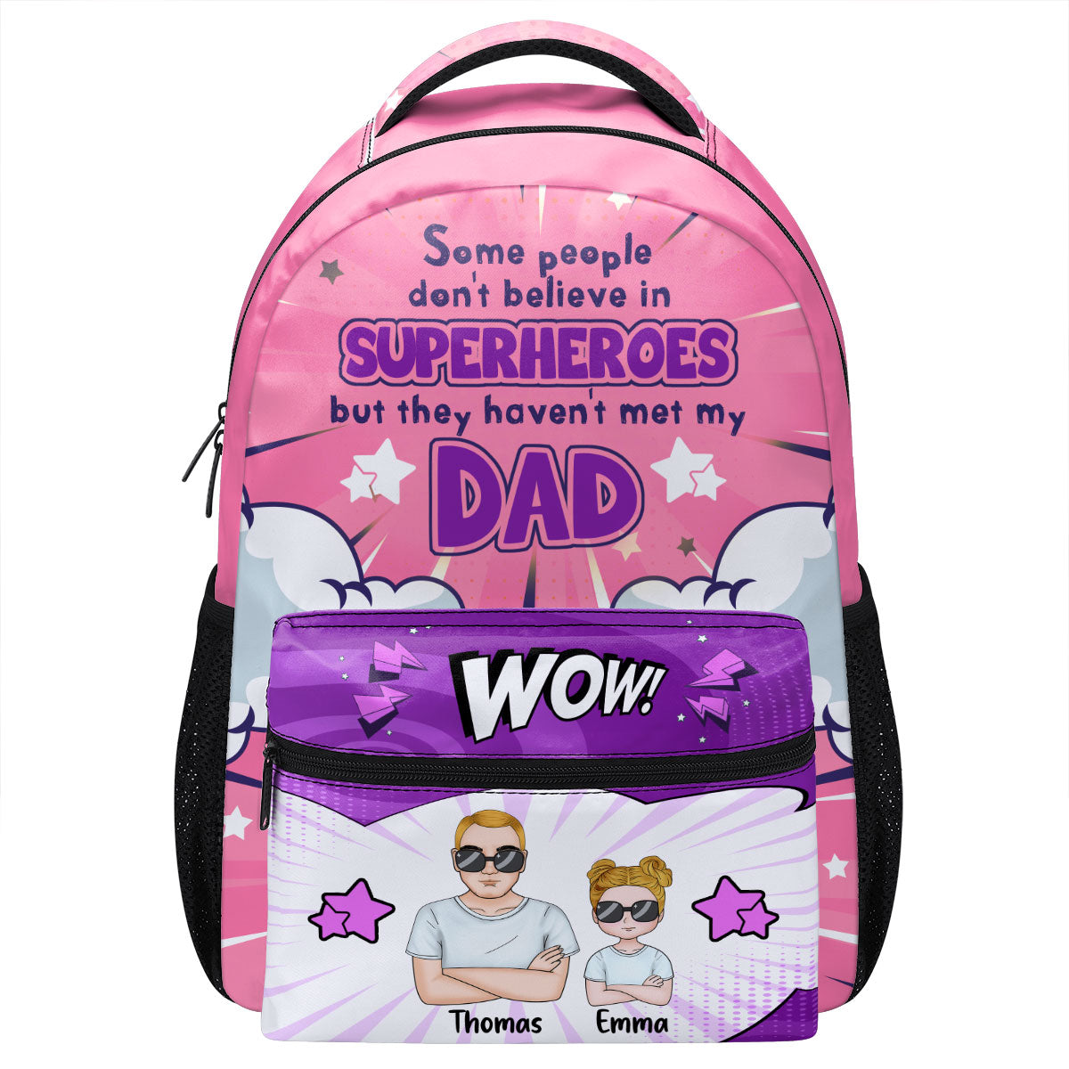 Superhero Dad | Personalized Backpack JSBPPT1051L