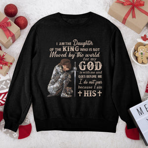 Awesome Christian Unisex Sweatshirt - I Am The Daughter Of The King 2DUSNAM1010