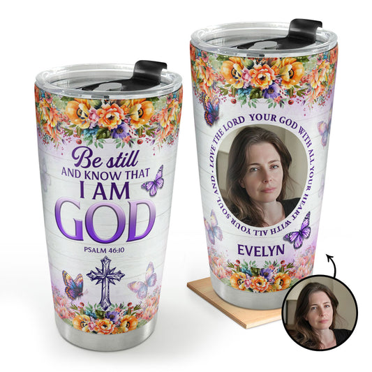 Love The Lord Your God | Personalized Stainless Steel Tumbler JSSSTPT2563M