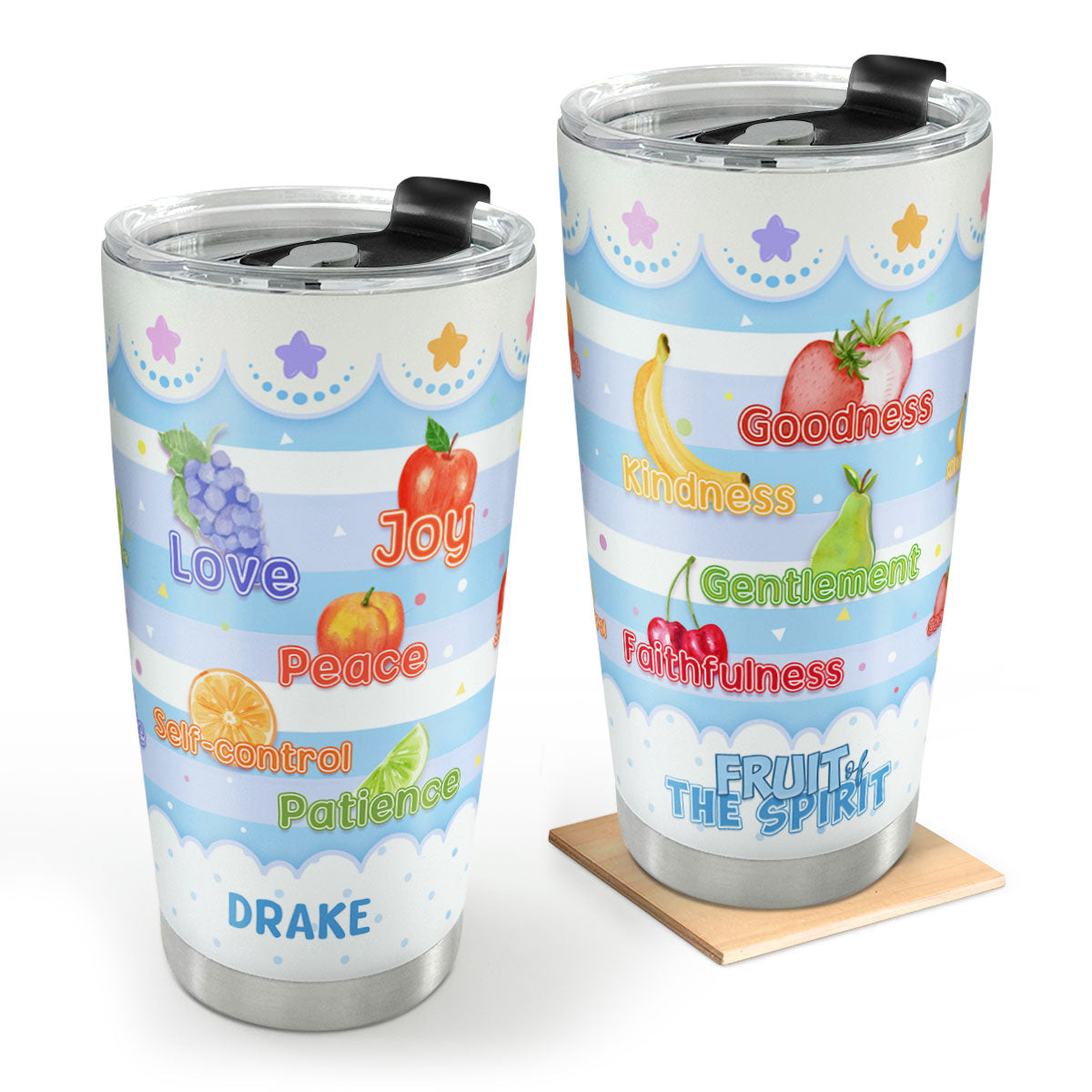 Fruit Of The Spirit | Personalized Stainless Steel Tumbler JSSSTHLPA1453M