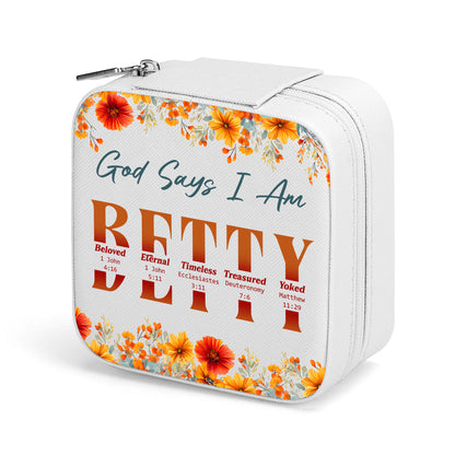 God Says I Am | Personalized Jewelry Box