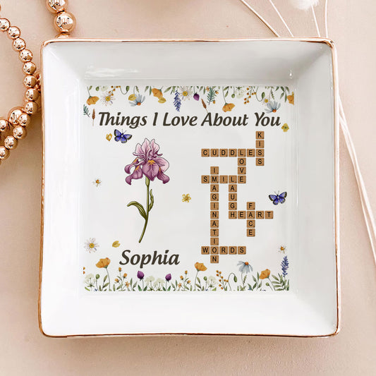 Things I Love About You | Personalized Jewelry Dish