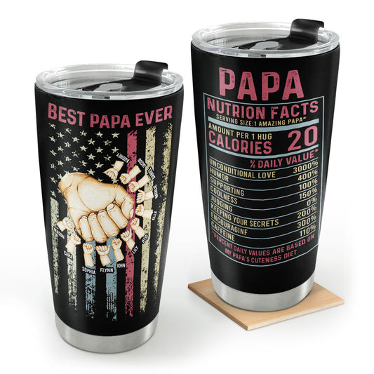 Best Dad Ever - Personalized Stainless Steel Tumbler SSTN15