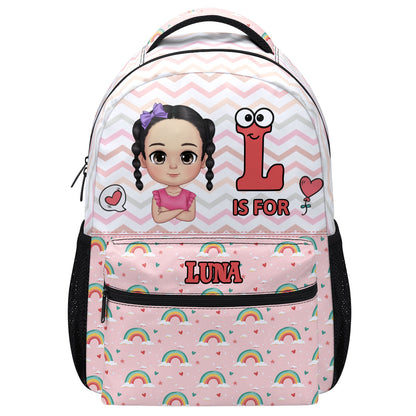 School Kid's Name | Personalized Backpack JSBPPT1054M