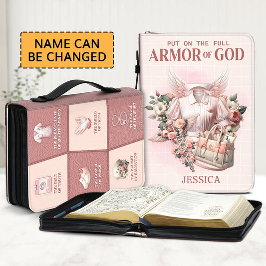 Nurse Put On The Full Armor Of God Bible Cover | Personalized Bible Cover JSBCHLPA1595M