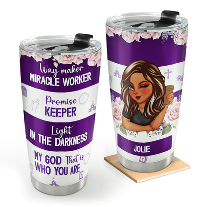 Way Maker | Personalized Stainless Steel Tumbler JSSSTPPA1238TA