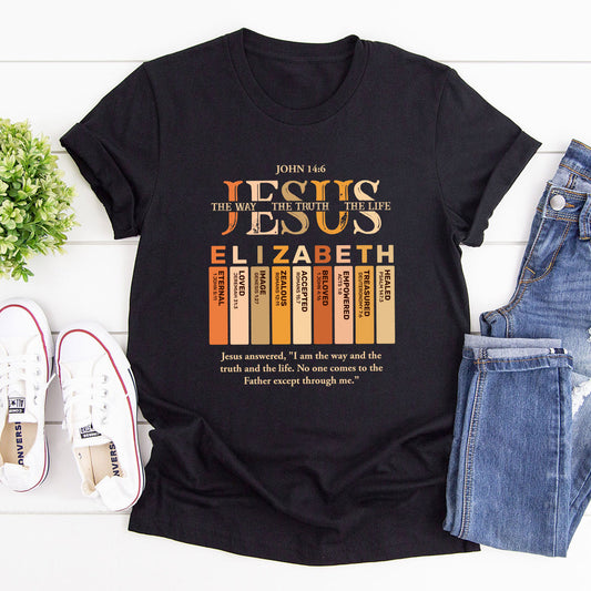 Jesus The Way The Truth The Life | Personalized Classic Unisex T-shirt