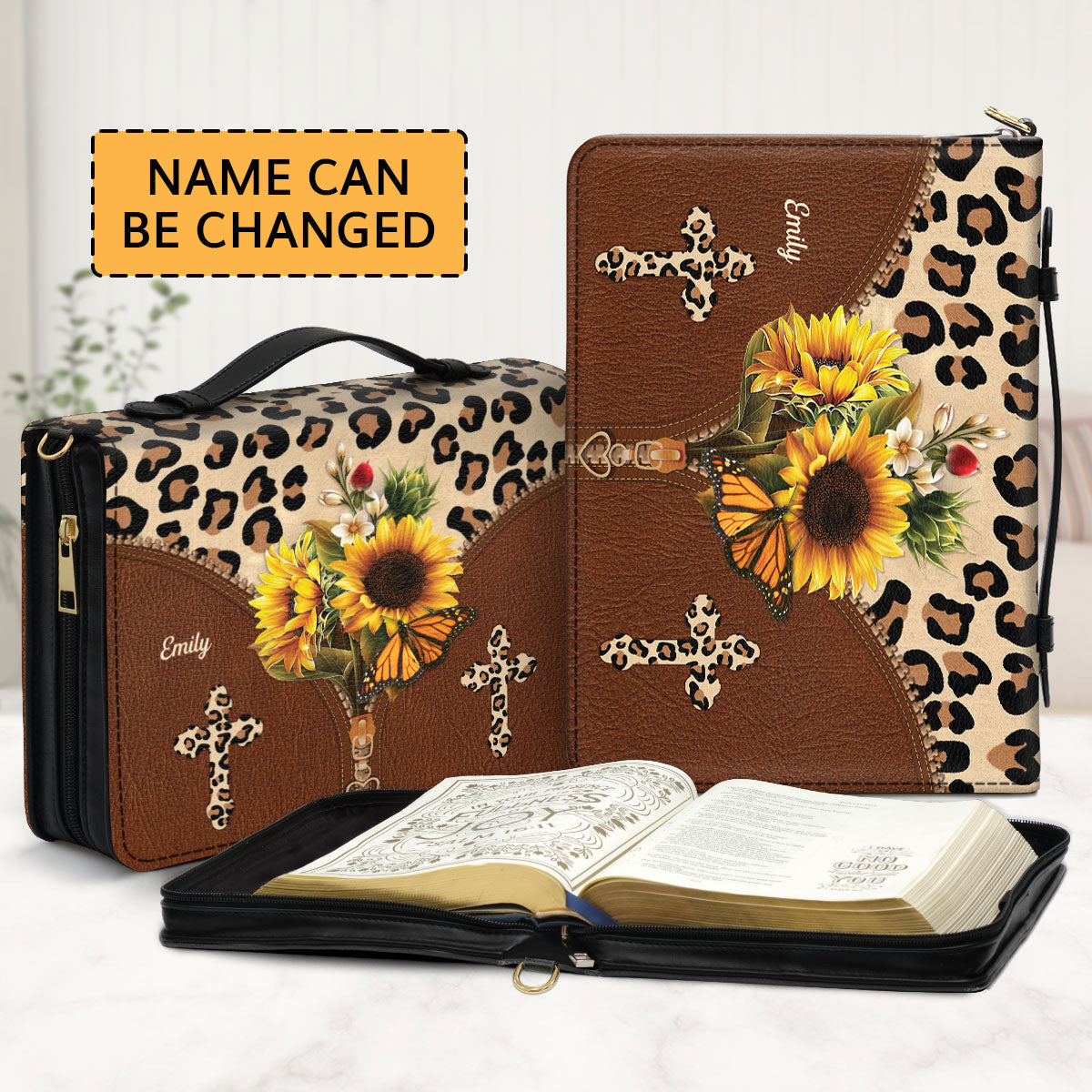 Lovely Sunflower Bible Cover NM142