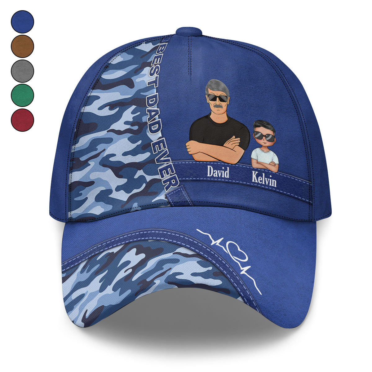 Best Dad Ever | Personalized Classic Cap JSCCPT1209M