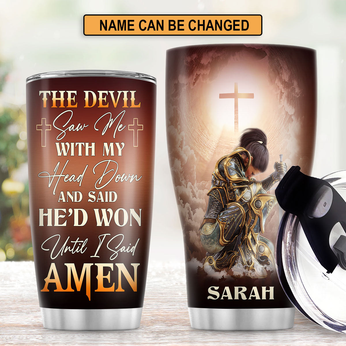 Stainless Steel Tumbler | Until I Said Amen