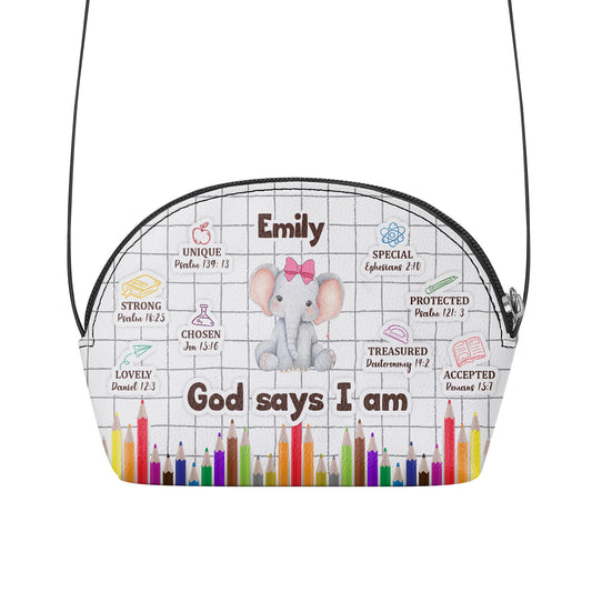 God Says I Am | Personalized Kid Shell Purse JSCHSBPT1120D