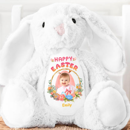 Happy Easter | Personalized Stuffed Bunny
