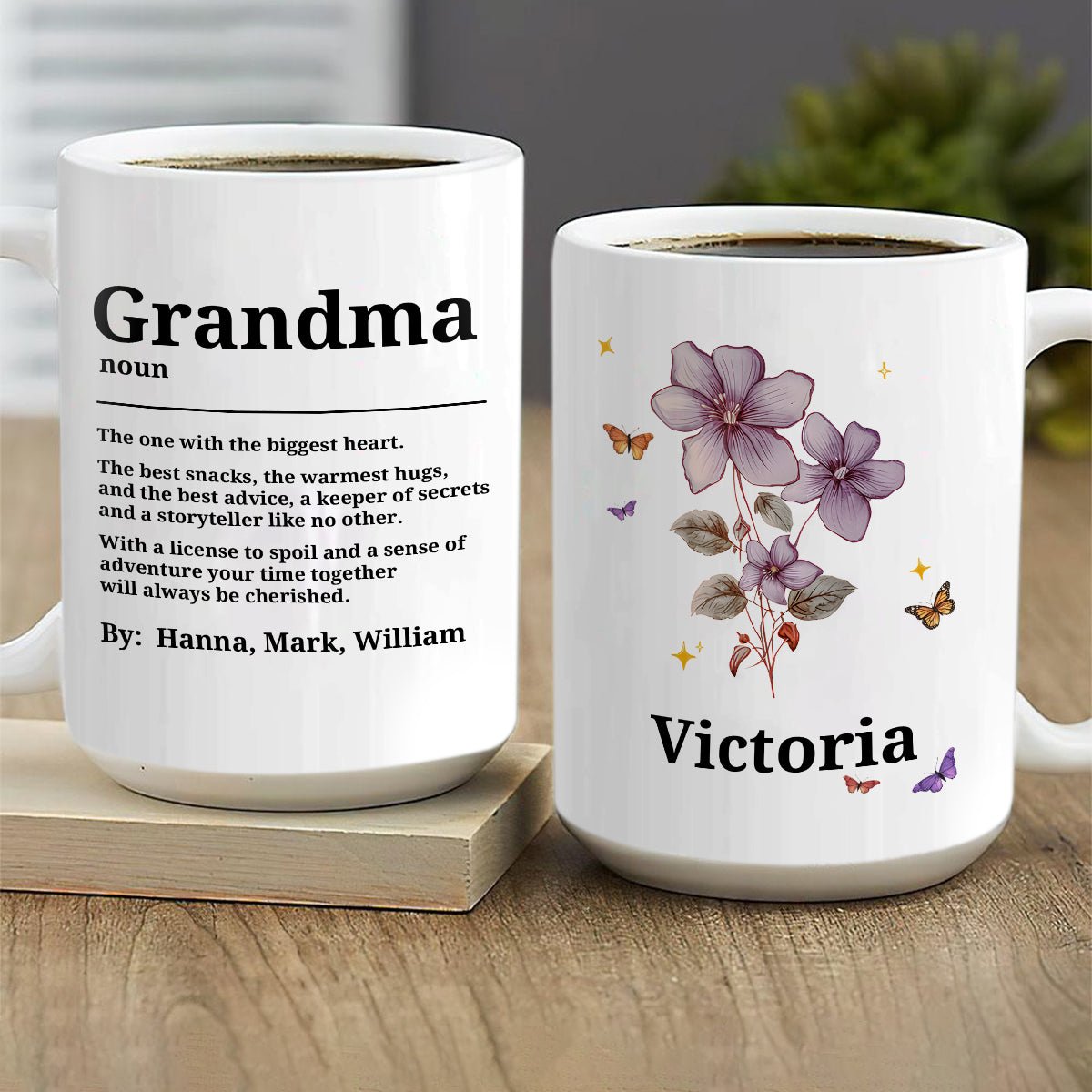 Grandma Definition | Personalized White Ceramic Mug