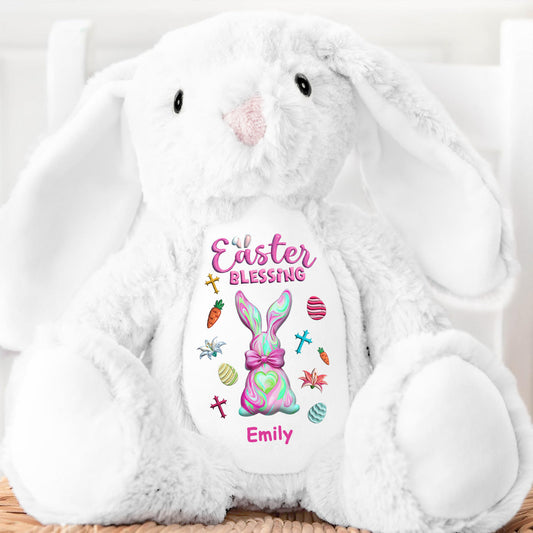Easter Blessing | Personalized Stuffed Bunny