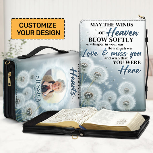 Forever In Our Hearts | Personalized Bible Cover JSBCPTN1364M