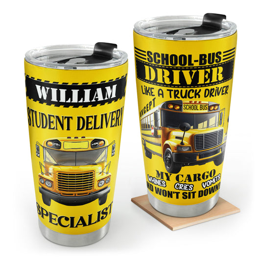 Bus Driver | Personalized Stainless Steel Tumbler JSSSTTTN831L